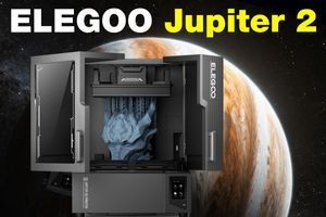 Elegoo Jupiter 2 &mdash; великоформатний 16K фотополімерний принтер із розумними системами автоматизації фото