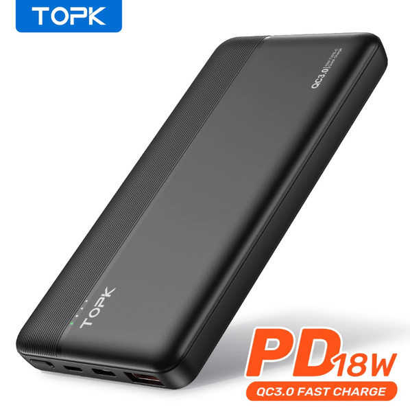 Powerbank TOPK I1015P Quick Charge 3.0 10000mAh 6971708060877 фото