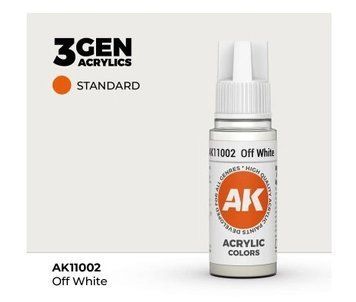 Акрилова фарба OFFWHITE &ndash; STANDARD / БІЛИЙ З ВІДТІНКОМ AK-interactive 2100000023578 фото