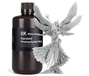 Фотополімерна смола ELEGOO Resin 8k "White Smoke" (димчасто-біла) 1кг 2100000022717 фото