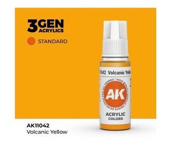 Акрилова фарба VOLCANIC YELLOW - STANDARD / ВУЛКАНІЧНИЙ ЖОВТИЙ AK-interactive 2100000023516 фото