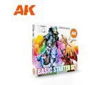 Набір акрилових фарб Базовий Стартовий (Basic Starter Set) 14 шт. AK-Interactive 2100000023431 фото