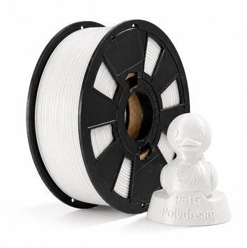 Polydream, PETG пластик для 3D-друку / Білий 1,2 кг 2100000018291 фото
