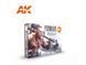 Набір акрилових фарб Відтінки людської шкіри (Human Flesh Tones) 6 шт. AK-Interactive 2100000023615 фото 1