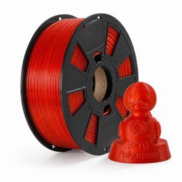 Polydream, PETG пластик для 3D-друку / Червоний 1,2 кг 2100000014675 фото