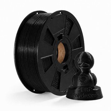 PETG (ПЕТГ) пластик для 3D-друку,Чорний, 3 кг 8638414 фото