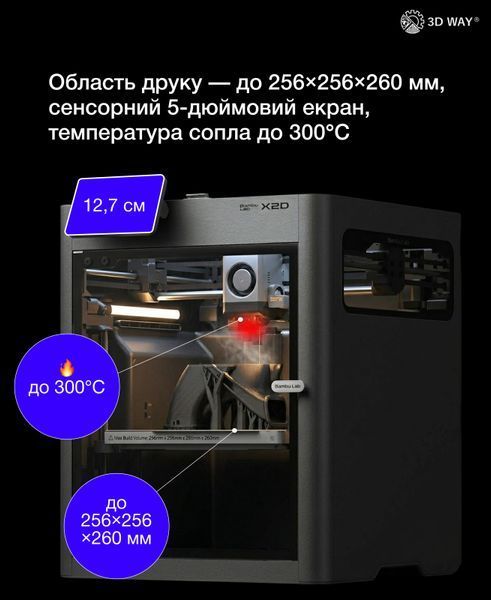 3d принтер Bambu Lab X2D 8765456789077 фото