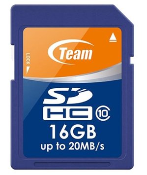 Карта пам'яті Team SDHC 16GB Class 10 (20MB/s) 765441411890 фото