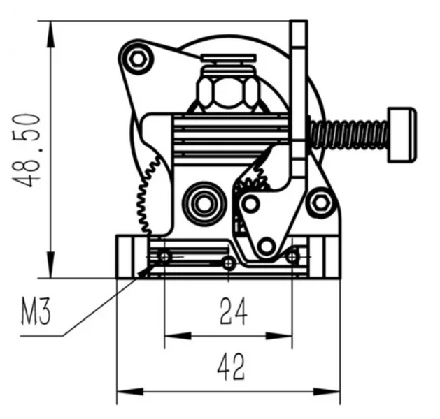 BDE All Metal Extruder 2100000007790 фото