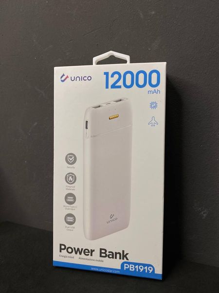 Powerbank Unico 12000mAh, PB1919 8052705419207 фото