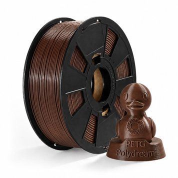 Polydream, PETG пластик для 3D-друку / Шоколадно коричневий 1,2 кг 2100000014514 фото
