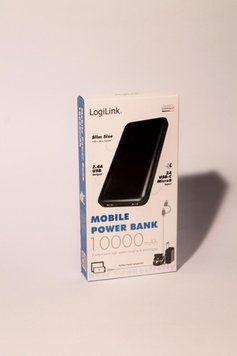 Powerbank LOGILINK 10000 mAh чорний 4052792057317 фото