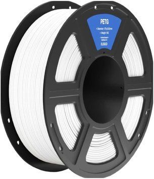 Пластик ELEGOO PETG 1.75 мм White (білий), 1кг 2100000025138 фото