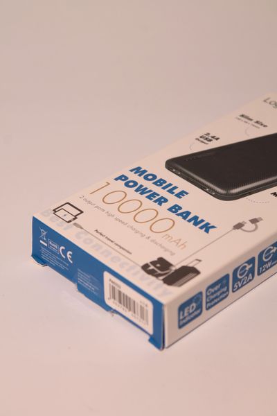 Powerbank LOGILINK 10000 mAh чорний 4052792057317 фото