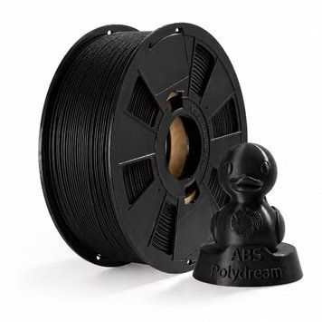 Polydream, ABS+ пластик для 3D-друку / ЧОРНИЙ - 1 кг 2100000017751 фото
