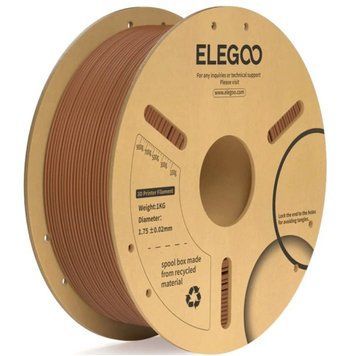 Пластик ELEGOO PLA+ 1.75 мм Brown (коричневий), 1кг 2100000025114 фото