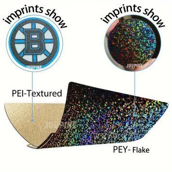 Двостороння пластина Flake PEY + Textured PEI, 257 x 257 мм для Bambu Lab (X1/P1/A1 Series) 2100000012695 фото