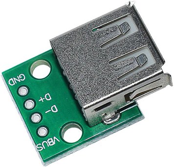 Модуль USB 2.0 Female PCB гніздо на платі 2100000007554 фото