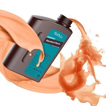 Фотополімерна смола SUNLU, Standard Resin (Solid Orange / 1 кг) 2100000014033 фото