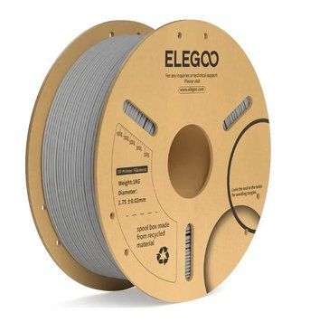 Філамент ELEGOO PLA+ для 3D принтера, 1 кг, 1.75 мм, Сірий 2100000024056 фото