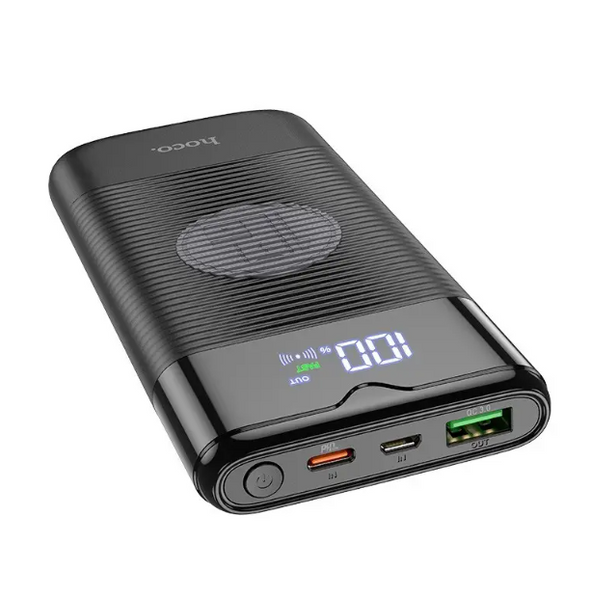 Powerbank Hoco J63 Velocity Wireless PD20W+QC3.0 10000 mAh з бездротовою зарядкою 10W 6931474742872 фото