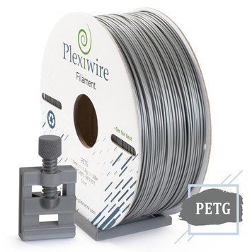 Plexiwire PETG пластик для 3D принтера Срібний 1,75 мм (400 м / 1.2 кг) 2100000009091 фото