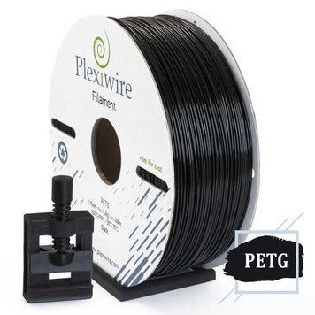 Plexiwire PETG пластик для 3D принтера Чорний 1,75 мм (400 м / 1.2 кг) 2100000009039 фото