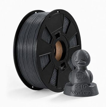 Polydream, PETG пластик для 3D-друку / Графітовий сірий 1,2 кг 2100000014699 фото
