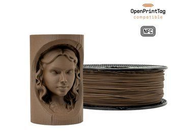 Філамент Prusament Woodfill Chocolate Brown, 1.75мм, 1 кг 2100000023097 фото