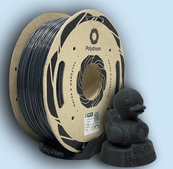 Polydream, PETG пластик для 3D-друку / Графітовий сірий 1,2 кг 2100000014699 фото