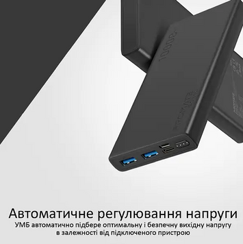 Powerbank Promate Bolt-10 10000mAh Black 6959144046662 фото