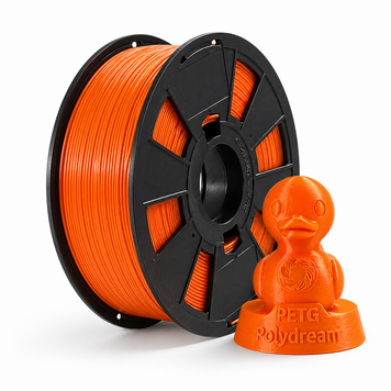 Polydream, PETG пластик для 3D-друку / Помаранчевий напівпрозорий 1,2 кг 2100000014637 фото