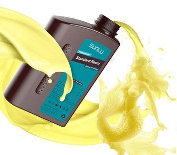 Фотополімерна смола SUNLU Standard Resin (Lemon Yellow / 1 кг) 2100000009510 фото