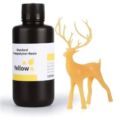 Фотополімерна смола ELEGOO Standard Resin (Yellow / 1 кг) 2100000008575 фото