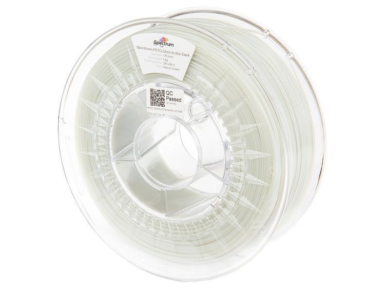 Filament Spectrum PET-G Glow in the Dark 1.75mm YELLOW-GREEN 1kg 5903175652980 фото